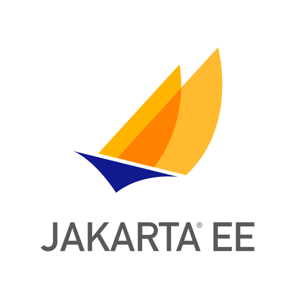 Jakarta EE Logo: Stilisiertes Segelschiff, das die Weiterentwicklung von Java Enterprise Edition symbolisiert.