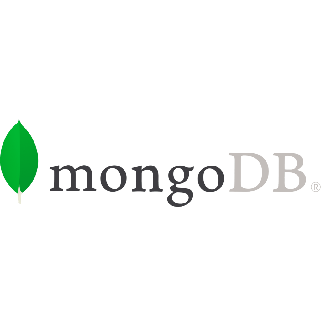 Logo von MongoDB, einer beliebten dokumentenorientierten Datenbank.